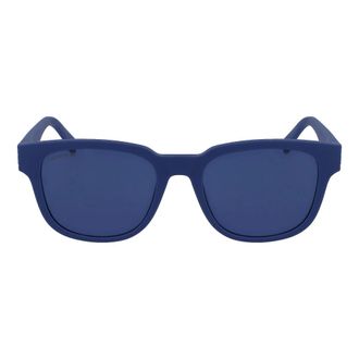 Lacoste Sunglasses, male, Blue, Size: 53 MM Matte Blue Sunglasses