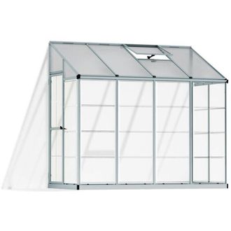 Palram Palram - Canopia Lean To Invernadero Policarbonato Para La Casa 244x124.5x225 Cm