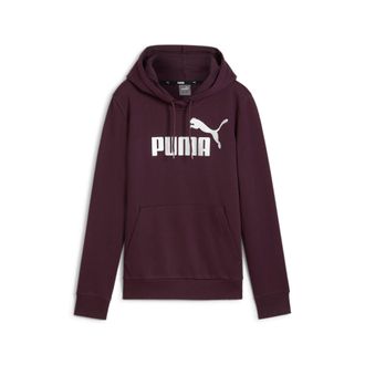 Puma ESS+ METALLIC LOGO HOODIE FL, mit K&auml;ngurutasche, mit Kapuze, Rundhalsausschnitt