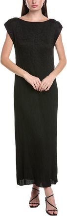 Lafayette 148 New York Embroidered Plisse Dress