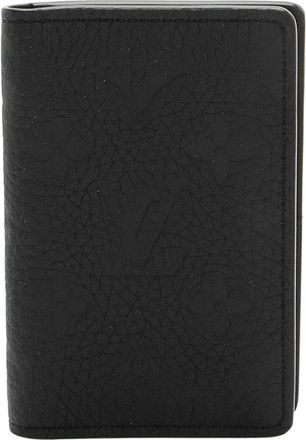 Louis Vuitton Black Monogram Taurillon Pocket Organizer (Authentic Pre-Loved)