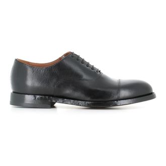 Green George Almond Toe Oxford - Heren - Nette schoenen - Zwart - 43 EU - Leer - Schoenen