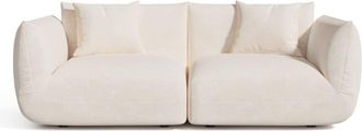 Sia Home Sof&aacute; modular 3 plazas terciopelo de chenilla