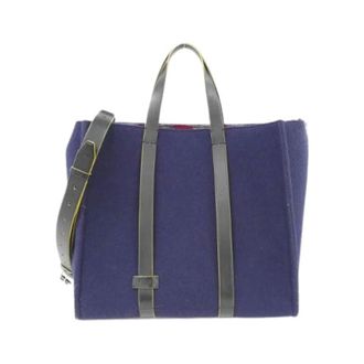 Fendi Pre-owned Felt Tote Bag - Pre-owned - Mujer - Azul - ONE SIZE