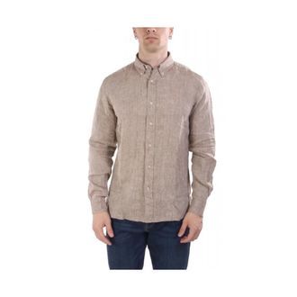 U.S.Polo Association U.s. Polo Assn - Shirts > Casual Shirts - Heren - Casual Overhemden - Beige - XL - Overhemden