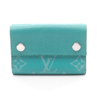 Louis Vuitton Green Vert Taigarama Leather Pvc Wallet (Tri-Fold) (Pre-Owned)
