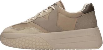 Keh-noo Paneel Sneakers - Dames - Sneakers - Beige - 36 EU - Su&egrave;de - Schoenen