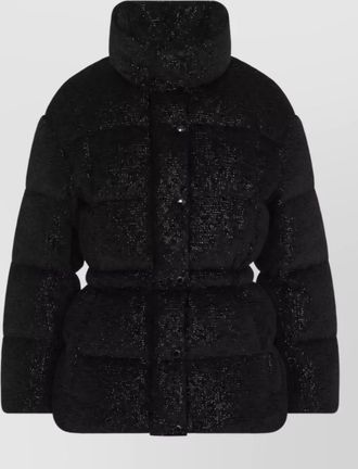 Moncler quilted belted puffer jacket
