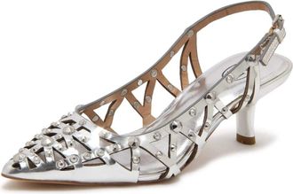 Ash Bizarre Slingback - Dames - Pumps - Grijs - 37 EU - Leer - Schoenen