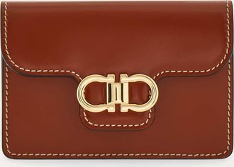 Ferragamo Women Gancini key holder Brown