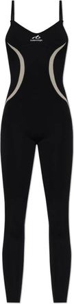 Balenciaga Logo Jumpsuit - Dames - Jumpsuits - Zwart - 2XS - Leer - Jumpsuits & Playsuits