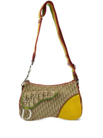Dior Borsa a spalla Rasta Trotter Saddle 2004 - Toni neutri