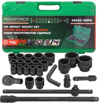 OEM Juego De Vasos De Impacto De 12 Puntas De 17 A 65 Mm En Estuche