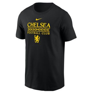 Nike Chelsea FC Nike Mens Soccer T-Shirt in Black | M11332P083CHFC-BLK