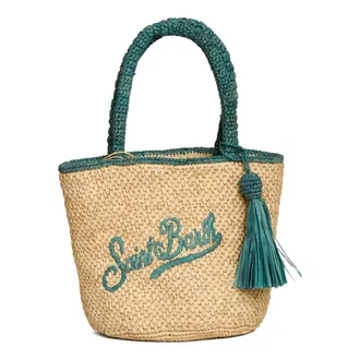 MC2 Saint Barth Semi-structured Woven Bag - female - MC2 Saint Barth - Handbags - Beige - ONE SIZE - Bags