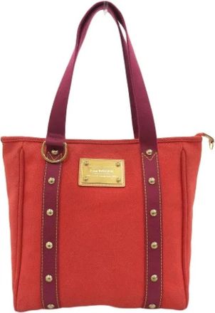 Louis Vuitton Pre-owned Canvas totes - Dames - Vintage Shopper - Rood - ONE Size - Vintage