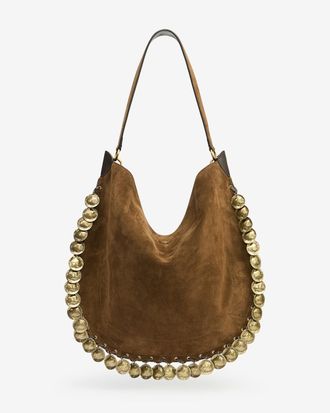 Isabel Marant Sac Oskan Hobo Soft En Cuir Velours - - Bronze - Isabel Marant