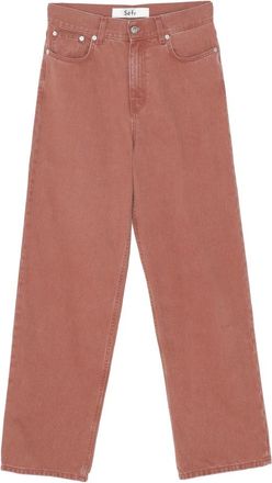 S&eacute;fr Wide Cut Jeans - Dames - Regular Fit Jeans - Rood - W31 - Jeans