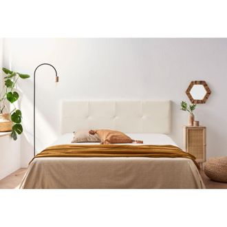 Moonia Moonia - Cabecero Tapizado Altea Polipiel 90x50x5 Cm - Blanco Roto