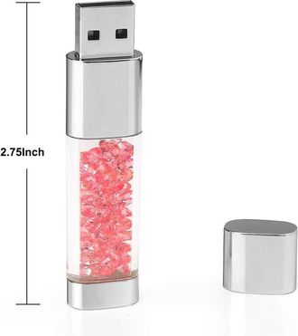 OEM Unidad Flash Usb 2.0 Crystal De 32 Gb, Innovadora Y Elegante, Que Ofrece Una Gesti&oacute;n De Archivos Segura Y C&oacute;moda