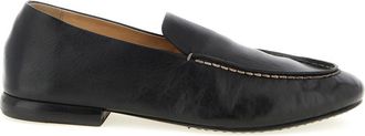 Mars&egrave;ll Black Leather Loafers