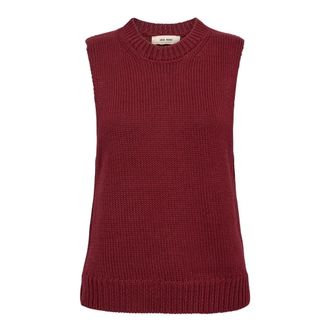 Mos Mosh Jersey de cuello redondo - Knitwear - Mujer - Rojo - XS