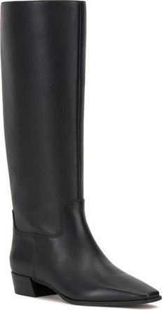 Vince Camuto Pavla Knee High Boot in Black Leather at Nordstrom, Size 9.5