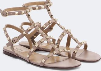 Valentino Garavani Sandalias Rockstud de piel
