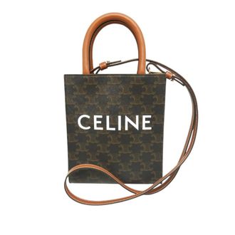 Celine Pre-owned Celine Mini Triomphe Coated Canvas Vertical Cabas Satchel Unisex DO2AXORMV2OLNV8P