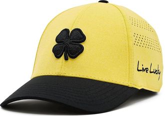 Black Clover Lucky Heather Laser 3 Hat Baseball Caps Heather Yellow Hat/Black/3d Black Clover : LG/XL, Nylon/Polyester/Spandex