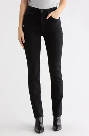 Frame Denim The Pencil Crop High Waist Slim Straight Leg Jeans in Levitate at Nordstrom Rack, Size 34