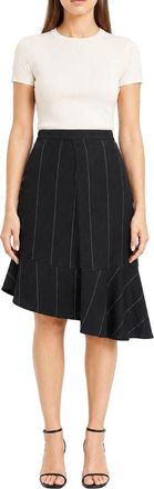 Pinko Womens Skirt Triacetate Apparel - Black