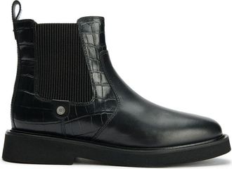 Barbour Womens Delfina Boots - Black Leather - Size UK 5