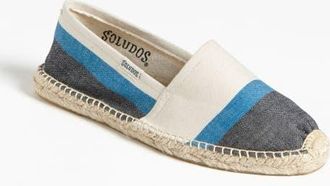 Soludos Colorblock Slip-On in Grey Blue Natural at Nordstrom, Size 5Us