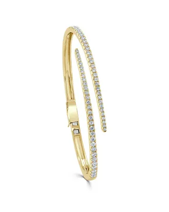 Sabrina Designs 14K 1.40 Ct. Tw. Diamond Bangle Bracelet