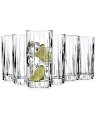 Godinger Set Of 6 Parallels Highballs