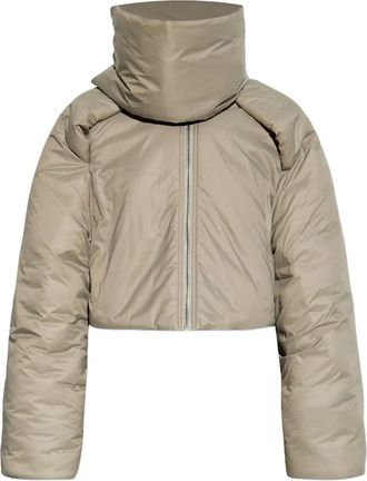 Rick Owens Giacca a collo alto con zip - Toni neutri