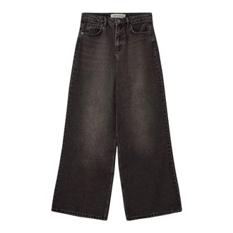 Sofie Schnoor Wide Jeans - Dames - Jeans - Zwart - Maat: XS Katoen