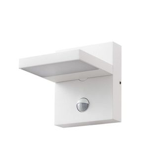 Lucande L&aacute;mpara de pared exterior de aluminio blanco