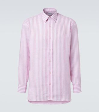 Charvet Striped linen shirt