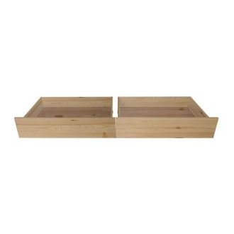 Muemue Set De 2 Cajones Para Cama Chip Y Chop 24,8x94x62cm. Color Pino