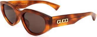Gucci Brown Cat Eye Ladies Sunglasses GG1845SA 002 55