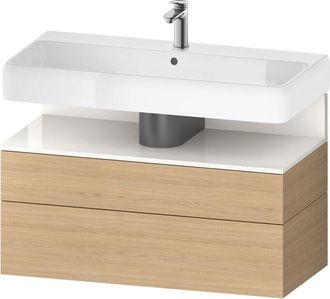 Duravit Qatego Mueble Bajo Lavabo, 1 Extra&iacute;ble Y 1 Caj&oacute;n, - Duravit