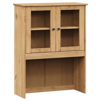 Berkfield Home Dresser Top VIGO 78x30x100 cm Solid Wood Pine in Brown | Size: 78 x 30 x 100 cm