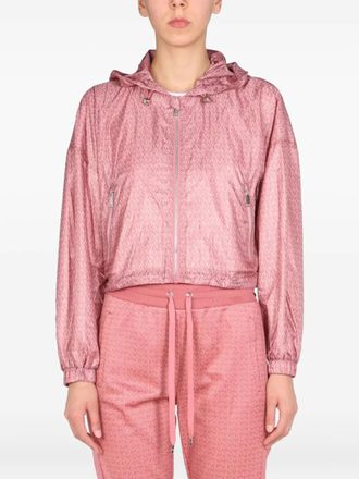 Michael Michael Kors Giacca a fantasia con cappuccio - Rosa