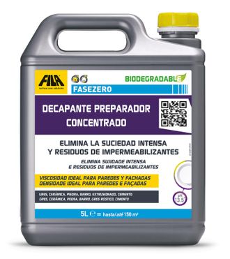 Fila 40820005spp Fasezero Decapante Preparador Concentrado 5 Litros - Ref: 40820005spp