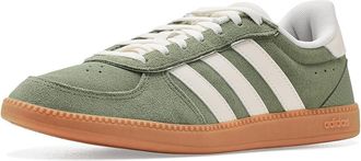 adidas Breaknet Sleek Womens Tennis Shoes Tent Green/White/Gum : 5 B - Medium, Rubber