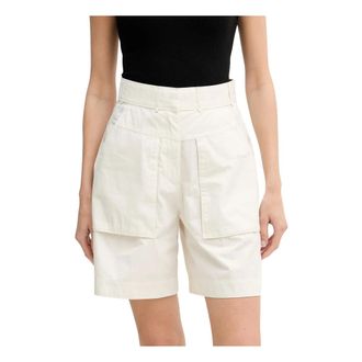 Napapijri Dames, Korte broeken, Beige, Maat: M Katoen