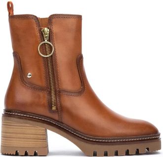 Pikolinos Valladolid Ankle Boot - Dames - Laarzen met Hak - Bruin - 36 EU - Schoenen