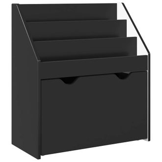 vidaXL Estanter&iacute;a Para Ni&ntilde;os Con Caj&oacute;n Negro 60 X 29,5 X 69 Cm Vidaxl